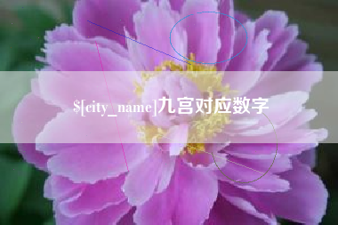 本溪九宫对应数字