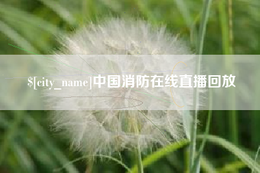 本溪中国消防在线直播回放
