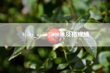 本溪5000米及格成绩