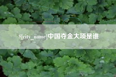 本溪中国夺金大项是谁