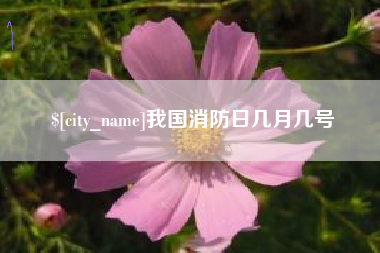 本溪我国消防日几月几号