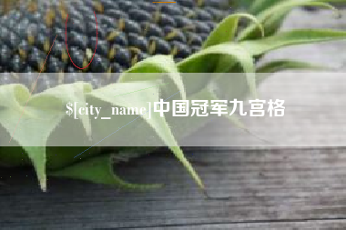 本溪中国冠军九宫格