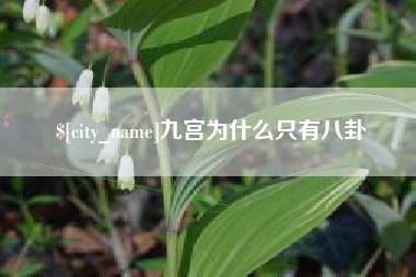 本溪九宫为什么只有八卦