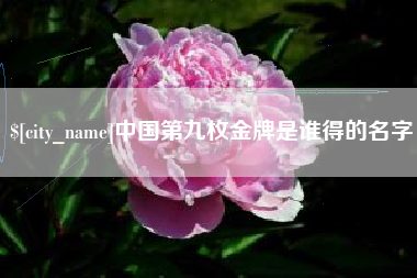 本溪中国第九枚金牌是谁得的名字