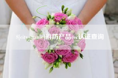 本溪消防产品ccc认证查询