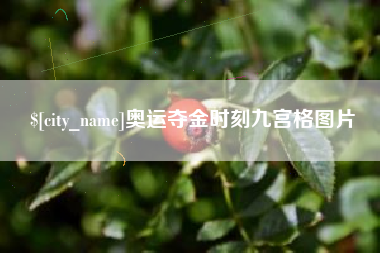 本溪奥运夺金时刻九宫格图片