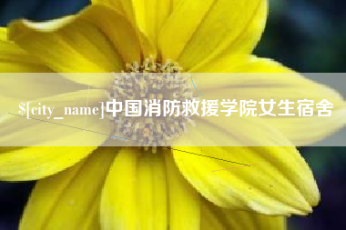 本溪中国消防救援学院女生宿舍