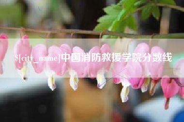 本溪中国消防救援学院分数线